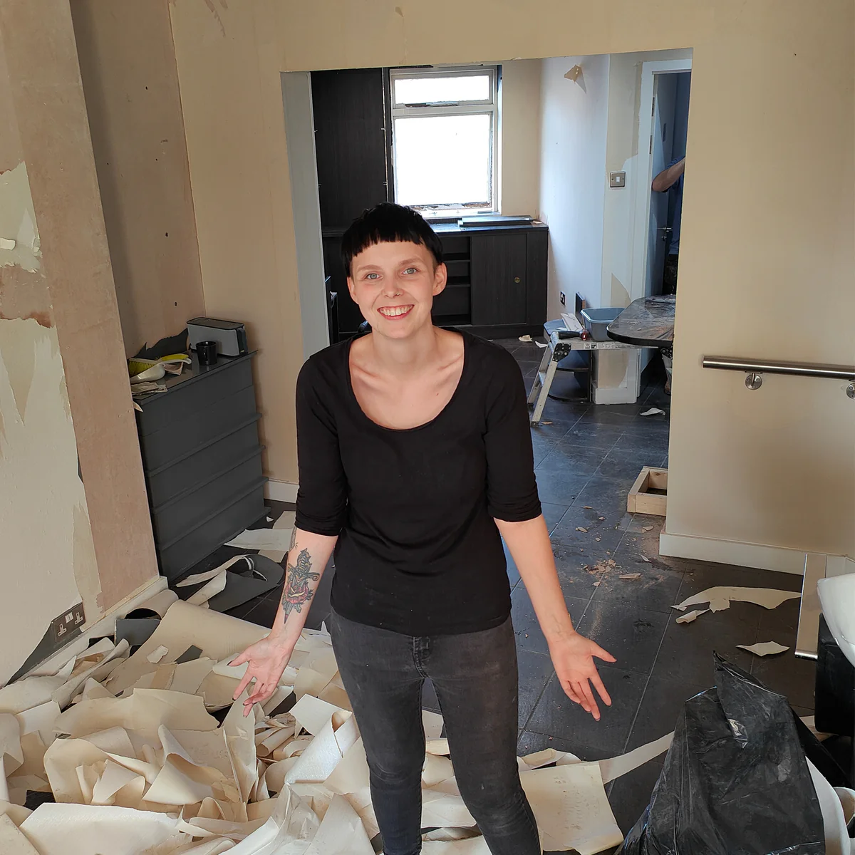 Renovating the shop in Altrincham